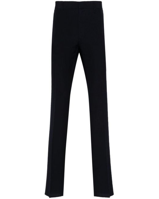 Givenchy Blue Wool Tailored Trousers for men