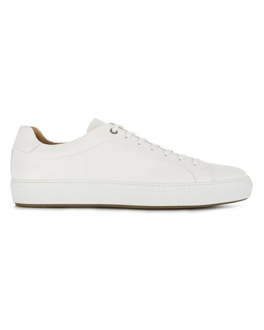 BOSS by Hugo Boss White Classic Lace-up Sneakers for men