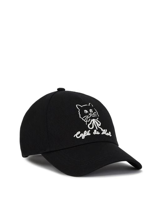 Karl Lagerfeld Black X Jorge Parra Choupette Cap