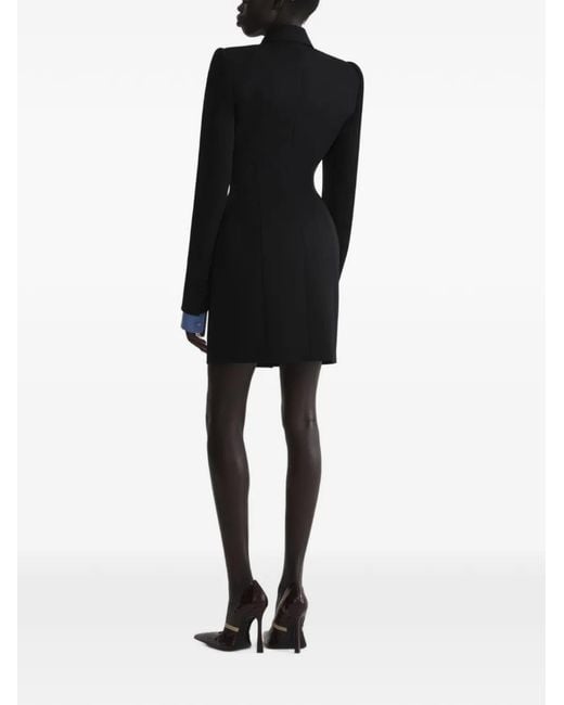 Mugler Black Mini Hourglass Dress Jacket