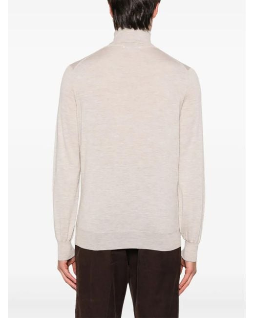 Brunello Cucinelli Pullover Aus Schurwolle in White für Herren