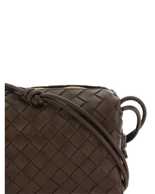 Bottega Veneta Brown Mini Knot Shoulder Bag