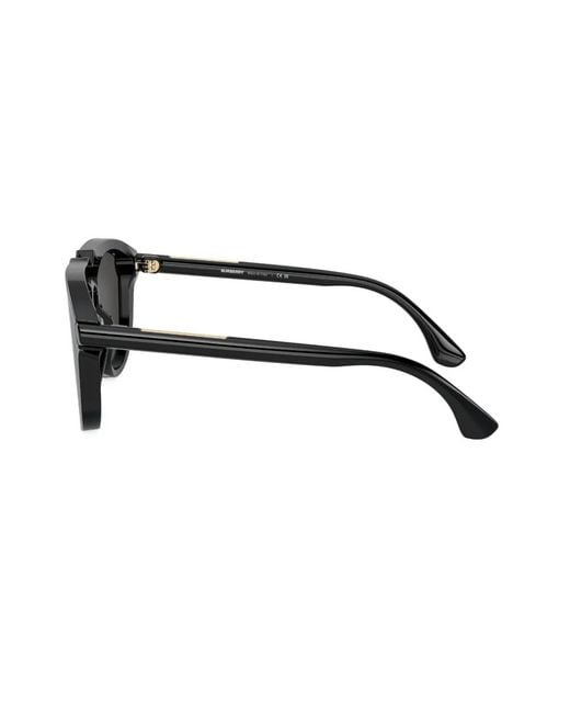 Burberry Black Round-Frame Sunglasses for men