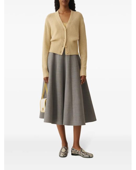 Fabiana Filippi Natural Cashmere Cardigan