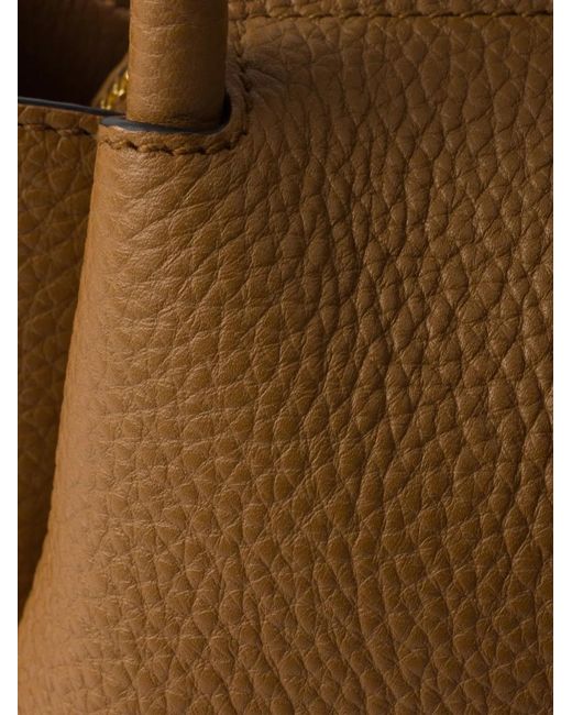 Bolso Mini De Piel Prada de color Brown