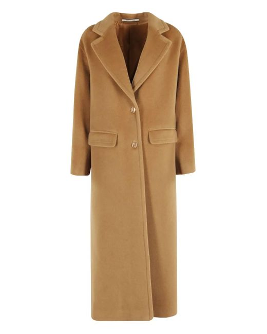 Tagliatore Natural Carine Long-Sleeve Coat