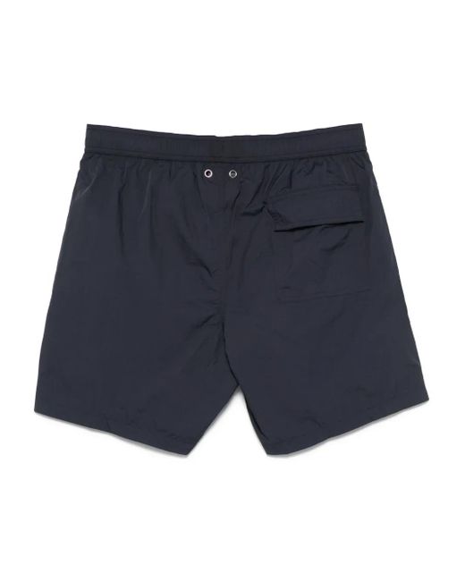 Short De Bain À Patch Logo Herno pour homme en coloris Blue