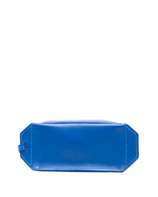 Jacquemus Blue Keyring Zip Wallet for men