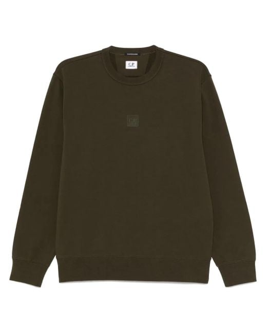 C P Company T-Shirt Met Logopatch in het Green voor heren
