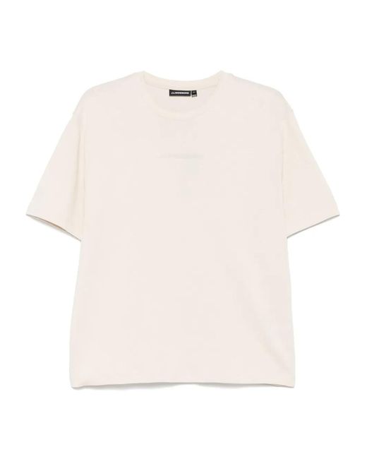 J.Lindeberg White Hale T-Shirt for men