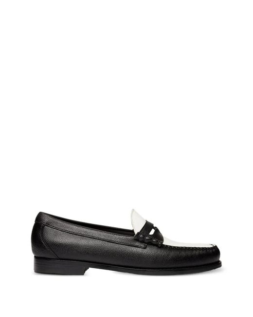 G.H.BASS White Weejuns Reigning Champ Larson Penny Loafers for men