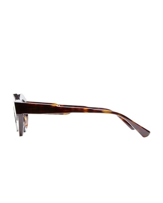 Kuboraum Brown K44 Geometric-Shape Glasses