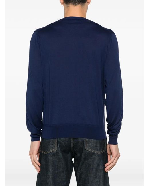 Tom Ford Blue Crew Neck Sweater for men