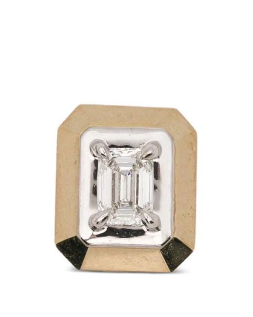Rainbow K White Stud Diamond Earring