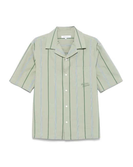 メンズ Maison Kitsuné ストライプ シャツ Green