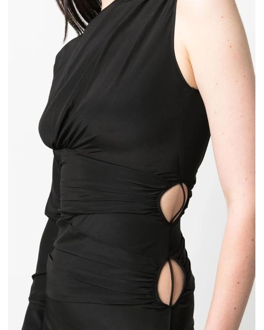 N°21 Black Single-Sleeve Design Gown