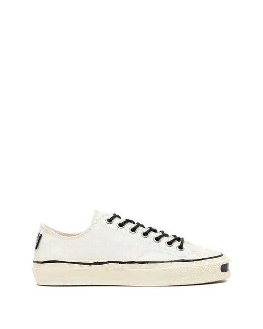 KAMIYA White Logo-Patched Canvas Sneakers for men