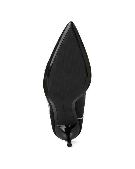 Karl Lagerfeld Black Sarabande Pearl-Embellished Pumps