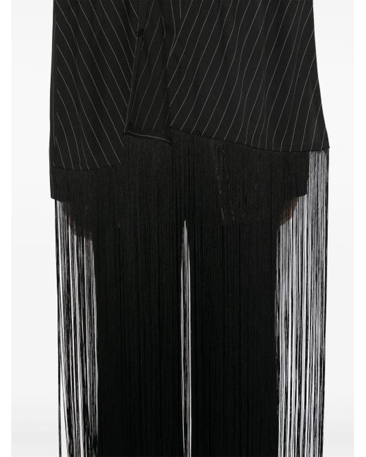 Jean Paul Gaultier フリンジ ジャケット Black