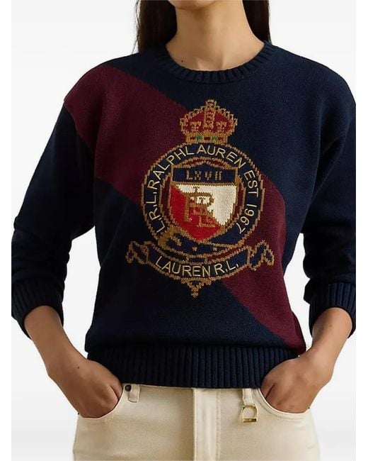 Ralph Lauren Blue Crew-Neck Sweater
