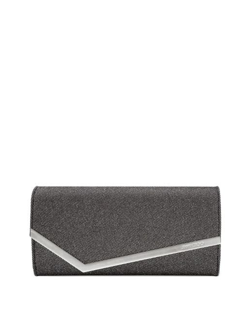 Jimmy Choo Gray Leather Clutch Bag main image 0