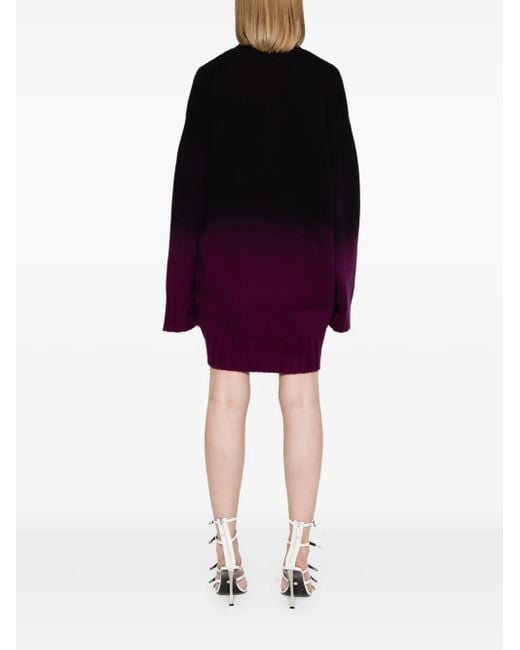 The Attico Purple Long Sweater