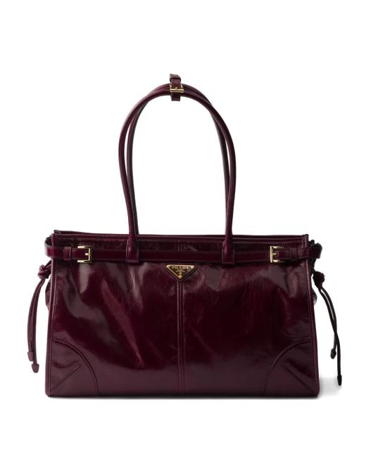 Borsa Tote Bonnie di Prada in Purple
