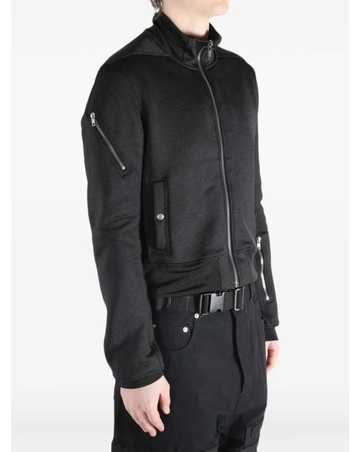 Rick Owens Black Rev Zip-Up Jacket for men