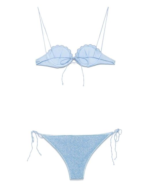 Oseree Blue Lumiere Shell Two Piece