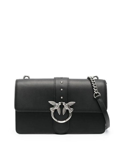 Pinko Black Classic Love Icon Umhängetasche