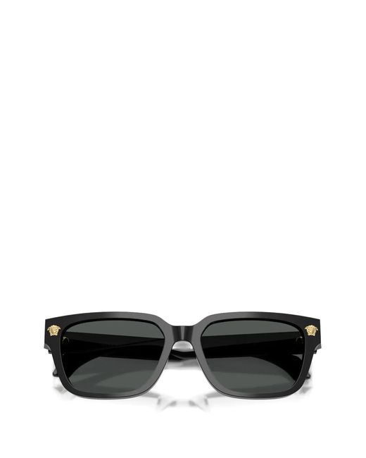Versace Gray Square-Frame Sunglasses for men
