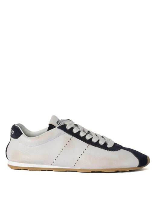 Zapatillas Plume Miu Miu de color White