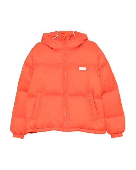 Doudoune À Plaque Logo MSGM en coloris Orange