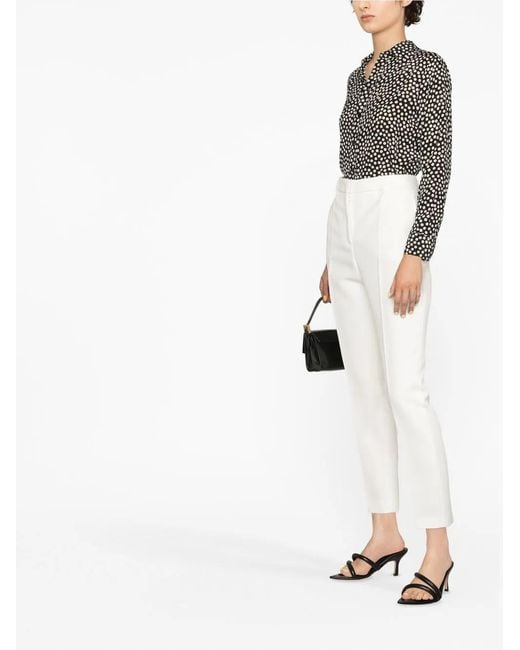 Philosophy Di Lorenzo Serafini White Straight-Leg Trousers
