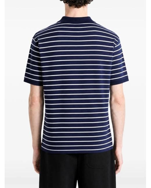Polo Ralph Lauren Blue Horizontal-Stripe Polo Shirt for men