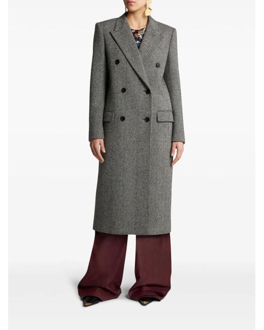 Etro Gray Coats