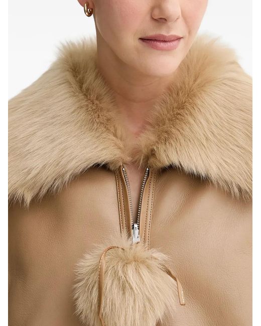 Chaqueta Con Diseño Reversible By Malene Birger de color Natural