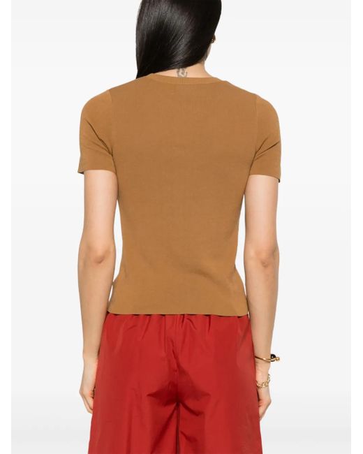 Eric Bompard ニット Tシャツ Natural