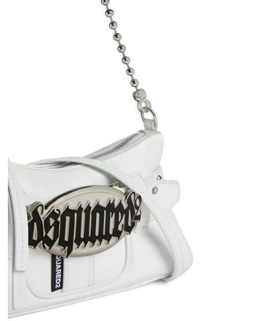 DSquared² White Shoulder Bag
