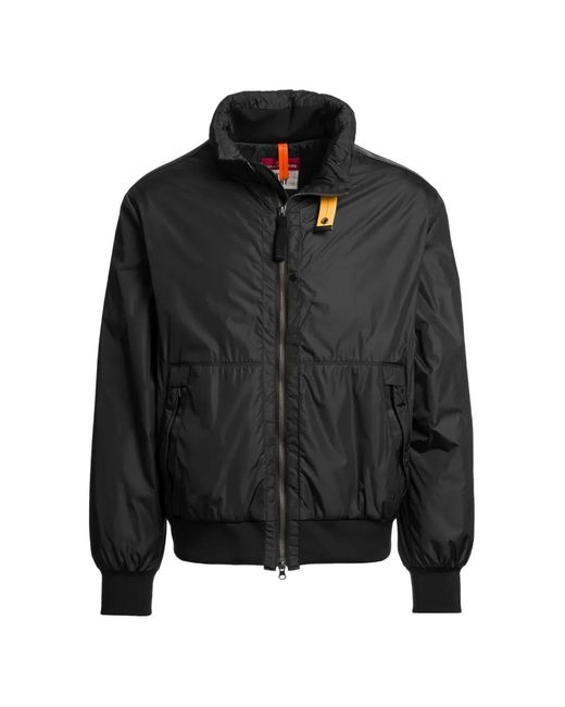 Parajumpers Black Tuam Padded Bomber Jacket for men