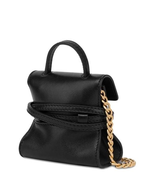 Moschino Black Bag Keyring