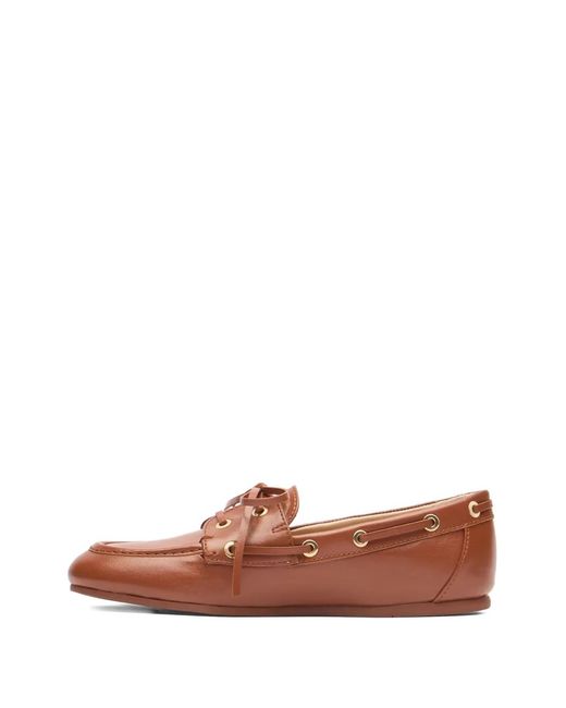 Stuart Weitzman Brown Tinsley Loafers