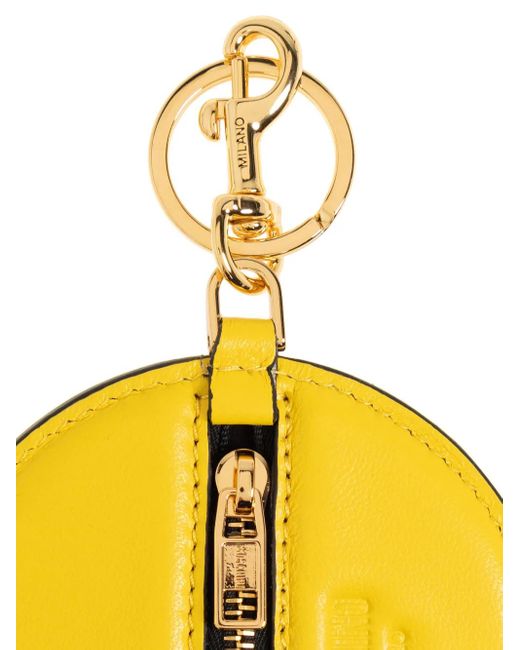 Moschino Schlüsselanhänger mit Logo-Prägung in Metallic für Herren