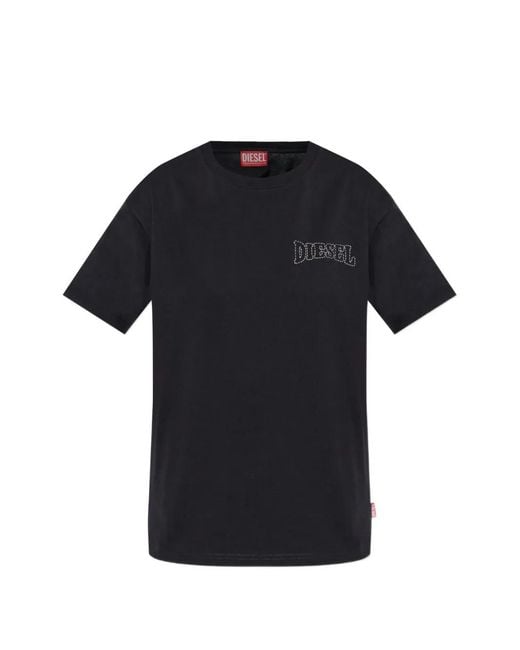DIESEL Black Logo T-Shirt