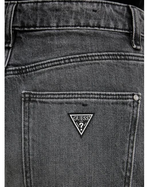 Guess Black Organic Cotton-Blend Jeans