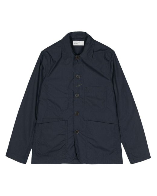 Universal Works Blue Button-down Fastening Shirt Jacket for men