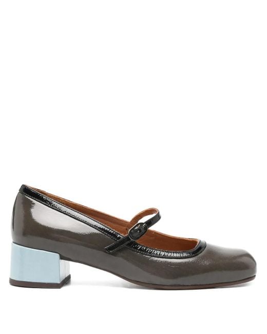Chie Mihara Brown 30Mm Reni Heeled Pumps
