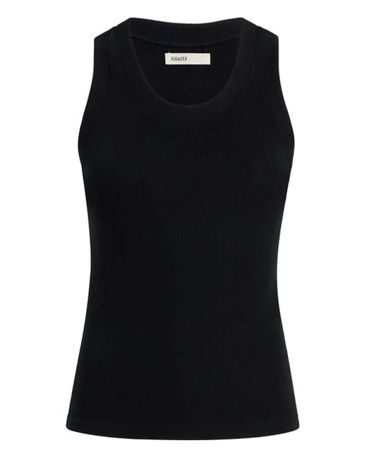 Khaite Black Sleeveless Top