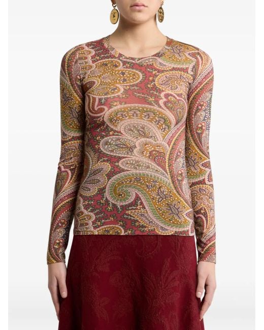 Etro Brown Top Clothing