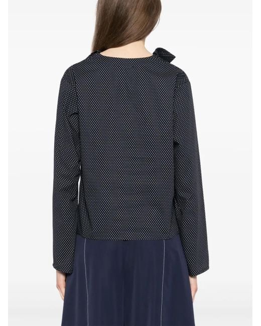 Agnes B. Blue Dot Shirt